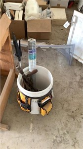 5 gallon bucket with tools