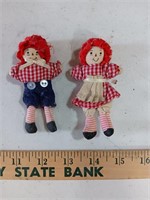 Vintage Raggady Ann & Andy 3.5 inches.