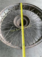 Pair Spoked wire wheels