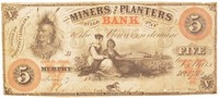 North Carolina. Murphy. 1860 $5 Note