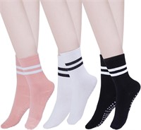 3 Pair Grip Socks