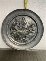 Pewter plate 12"