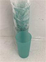 6 Pk New green plastic cups