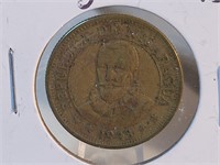 1943 Nicaragua coin