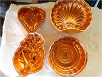 4 Copper  molds