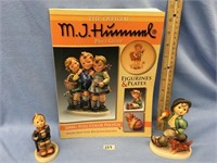 Lot of 2, porcelain figurines, one is stamped Humm