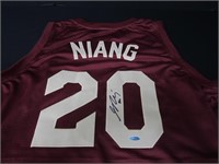 CAVALIERS GEORGES NIANG SIGNED JERSEY COA