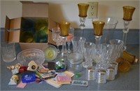 Assorted Glassware, S&P & More