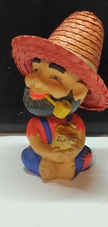 Vintage Lugenes Japan Hillbilly bobble head bank