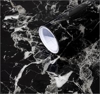 Black Marble Contact Paper,15.7"x120