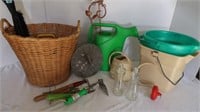 Garden Lot - Buckets, Watering Can & More