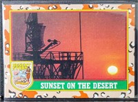 1991 Topps Desert Storm Radar Platform Sunset #42