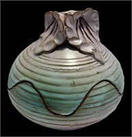 Striking Pottery Covered Jar