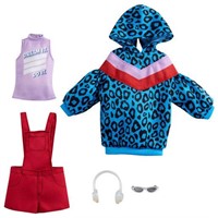 Barbie Fashion Pack with Hoodie Dress  Top  Overal