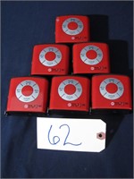 Qty 6 New eTape 16 16' Red Digital Tape Measure