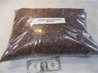 5lbs Organic Dried Red/Green Bell Peppers 1of5