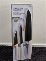 NEW (3) TOMADACHI JAPANESE STEEL SHEFS KNIVES