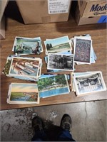 Large lot of vintage postcards.