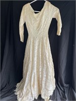 1959 Vintage wedding dress with provenance