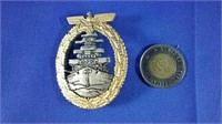 1941 Nazi High Seas Fleet War Badge