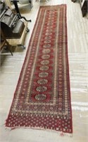 Hand Knotted Rug Runner.