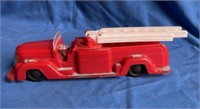 Saunders Wind-Up Toy Fire Truck