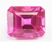 13.00ct Emerald Cut Pink Natural Danburite GGL