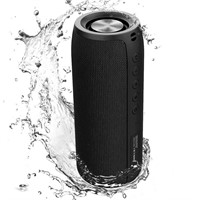 WFF9443  Aursear Waterproof Bluetooth Speaker, Bla
