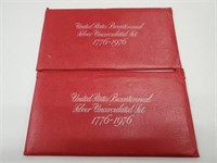 2 - US Bicentennial Silver Uncirculated Sets