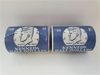 2 - Rolls 2005 Kennedy Half Dollars D&P Mints