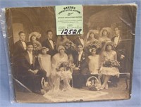 Group of vintage and antique wedding photos