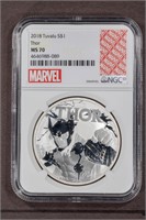 2018 S$1 Thor NGC MS70