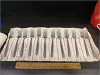 Rogers flatware 12 forks and 24 knives