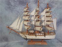Wooden Ship Model -15" tall