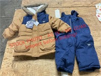 Oshkosh size 2T coat and snowpants set