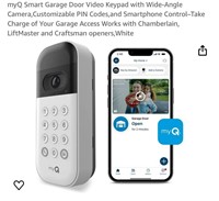 myQ Smart Garage Door Video Keypad