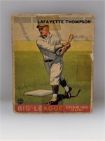 1933 Goudey Gum Lafayette Thompson #13 *TAPE
