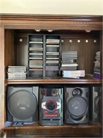 Stereo with CD's and DVD's
