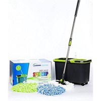 Simpli-Magic Spin Mop Cleaning Kit with 3...