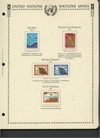 United Nations New York Stamps 1971