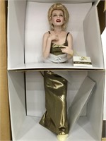Franklin Mint Marilyn Monroe Porcelain Doll