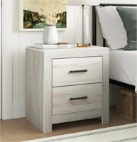 Coastal White Meunier Nightstand