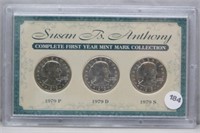 SBA Complete First Year Mint Mark Collection 3