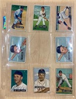 (8) 1951 BOWMAN BASEBALL CARDS