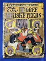 THE THREE MUSKETEERS 1ST ISSUE 1942 CLASSIC COMICS