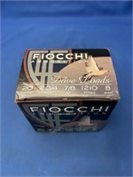 25 FIOCCHI 2 3/4 7/8OZ 8 SHOT 20G SHELLS