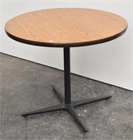 Round 35" Cafeteria Table Pedestal Table