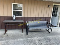 Patio Bench & Table