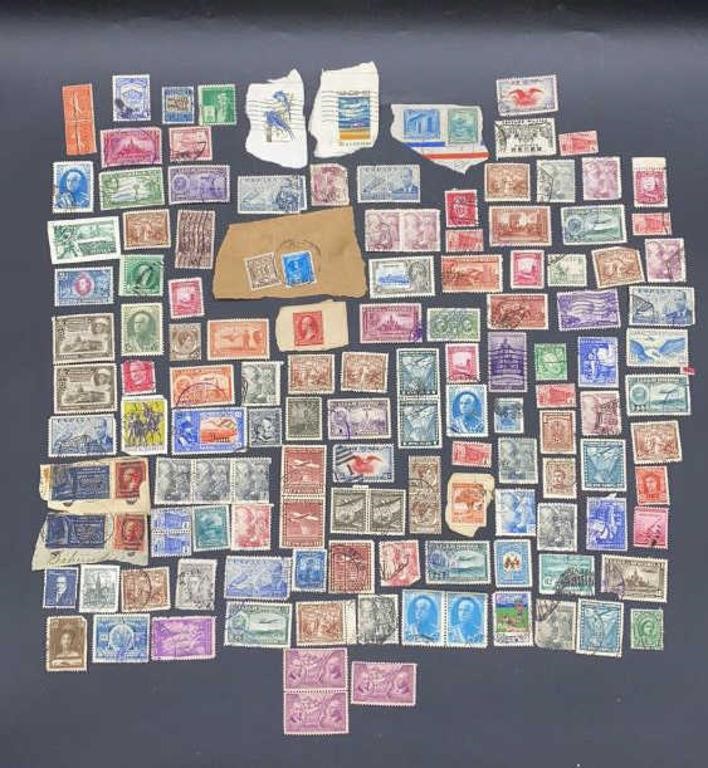Lot of Vintage Stamps from Various Countries
