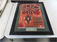 SIgned/#d KELLER WILLIAMS Concert Poster & Stub